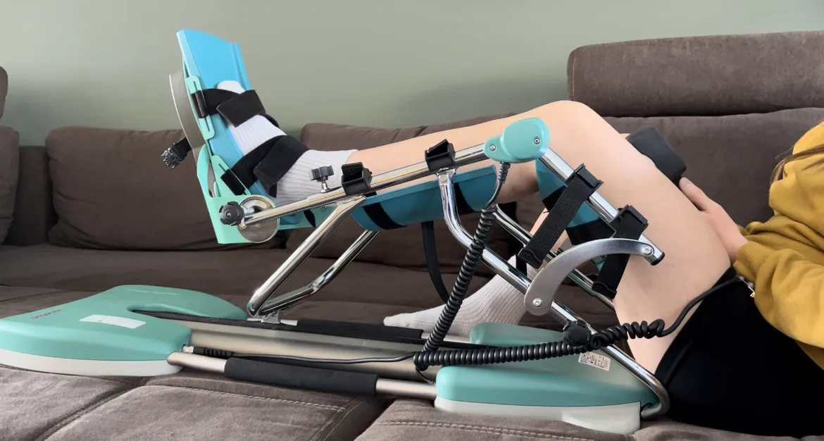 Kinetec CPM machine huren voor knierevalidatie thuis