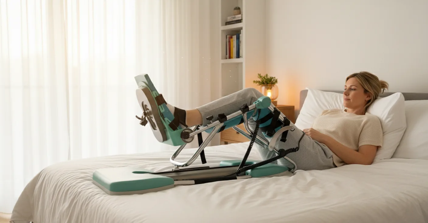 Kinetec CPM machine voor knie-revalidatie