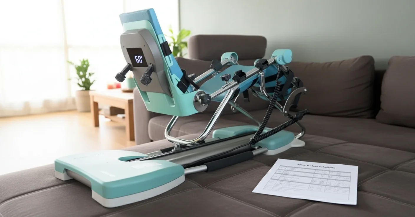 Kinetec gebruiksschema graden per dag