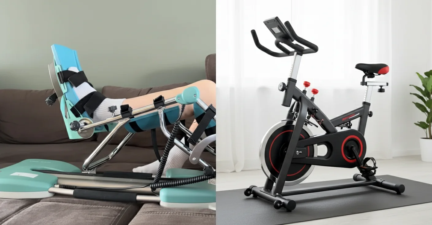 Kinetec of hometrainer na knieoperatie