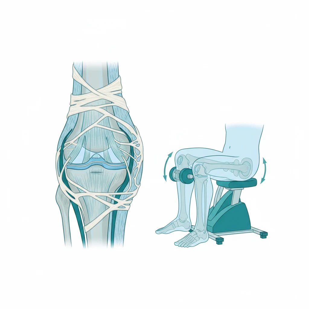 Verklevingen in de knie na operatie voorkomen met Kinetec