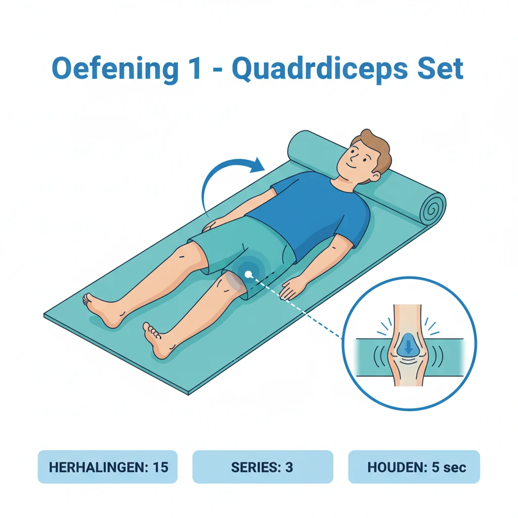 Visualisatie oefening 1 - Quadriceps Set