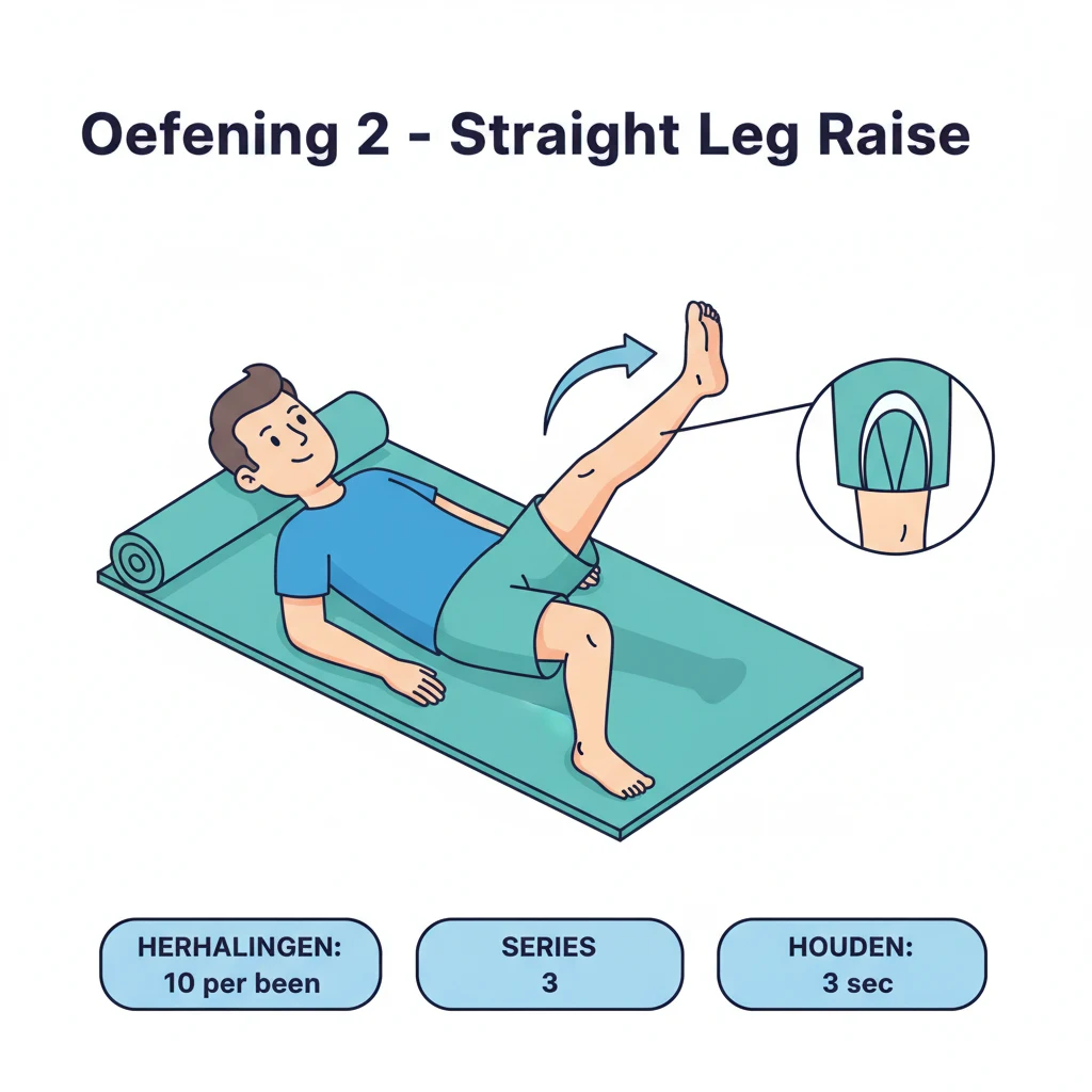 Visualisatie oefening 2 - Straight Leg Raise